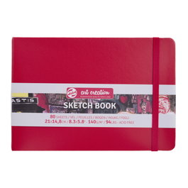Talens Art Creation Cuaderno de Bocetos Rojo 14.8 x 21 cm 80 Hojas